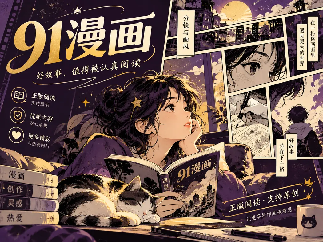 漫画阅读窗主题插图